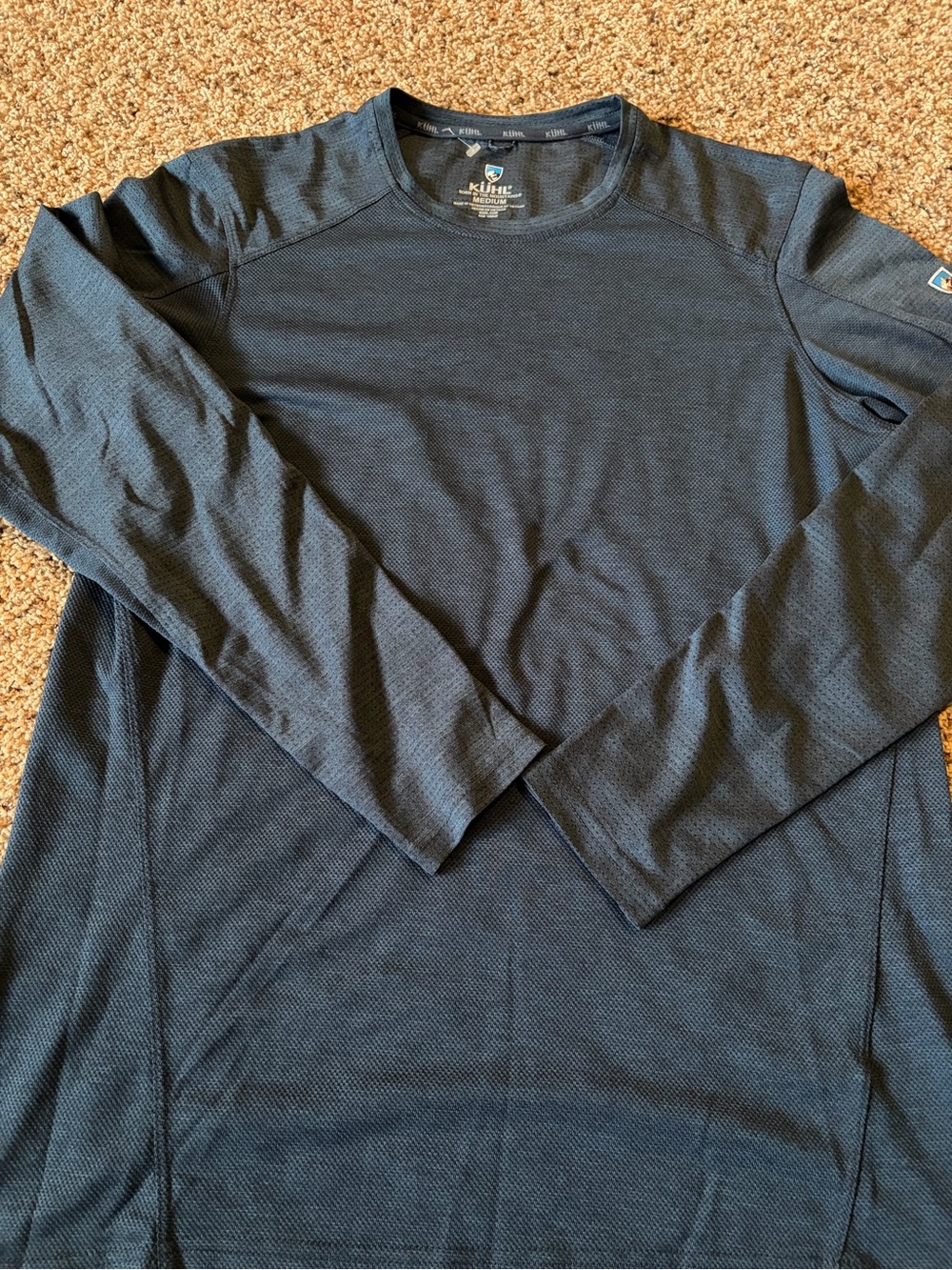 Kuhl Men's Long-Sleeve Crew Shirt - Dark Blue